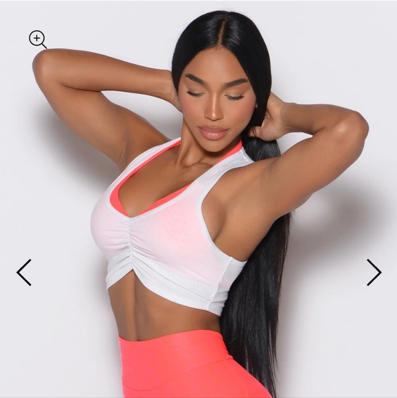 Bombshell Sportswear Tops - Bombshell butterfly ribbed tank